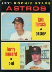 1971 Topps Baseball Cards      102     Ken Forsch RC/Larry Howard RC